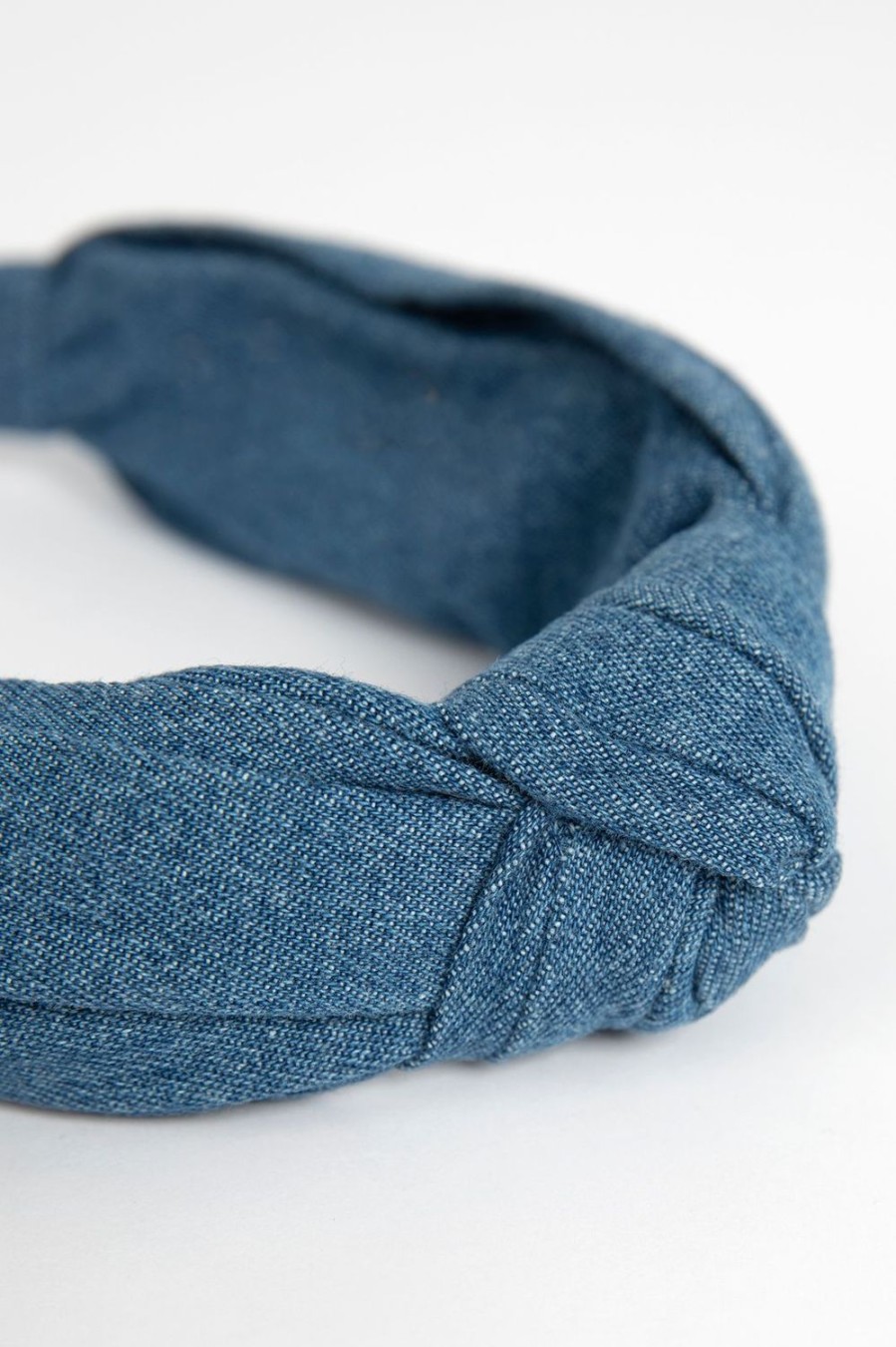 Sissy-Boy Hoeden En Petten | E Denim Haarband Met Knoopdetail