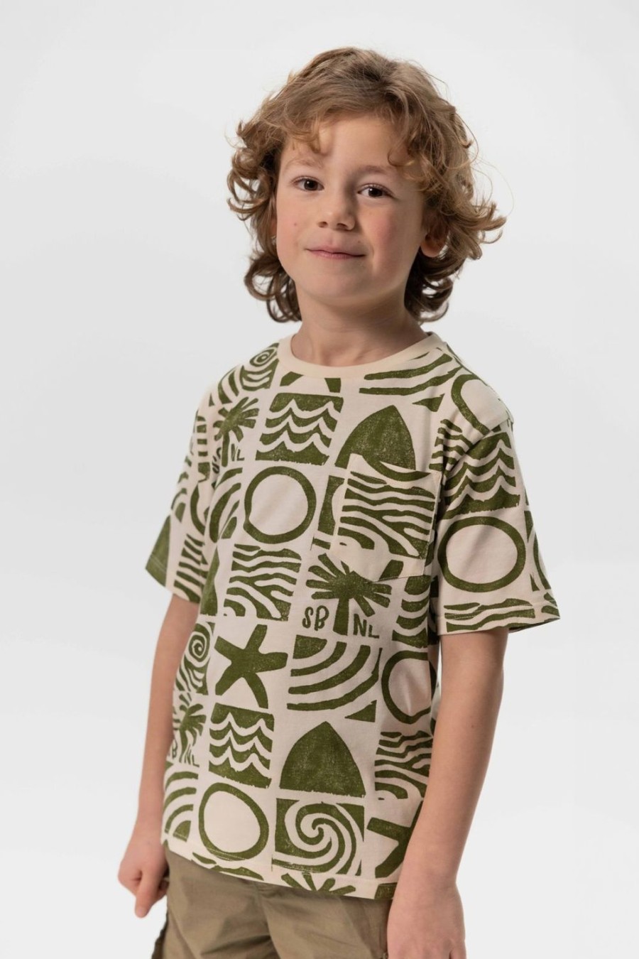 Sissy-Boy T-Shirts En Polo'S | T-Shirt Met Groene Print