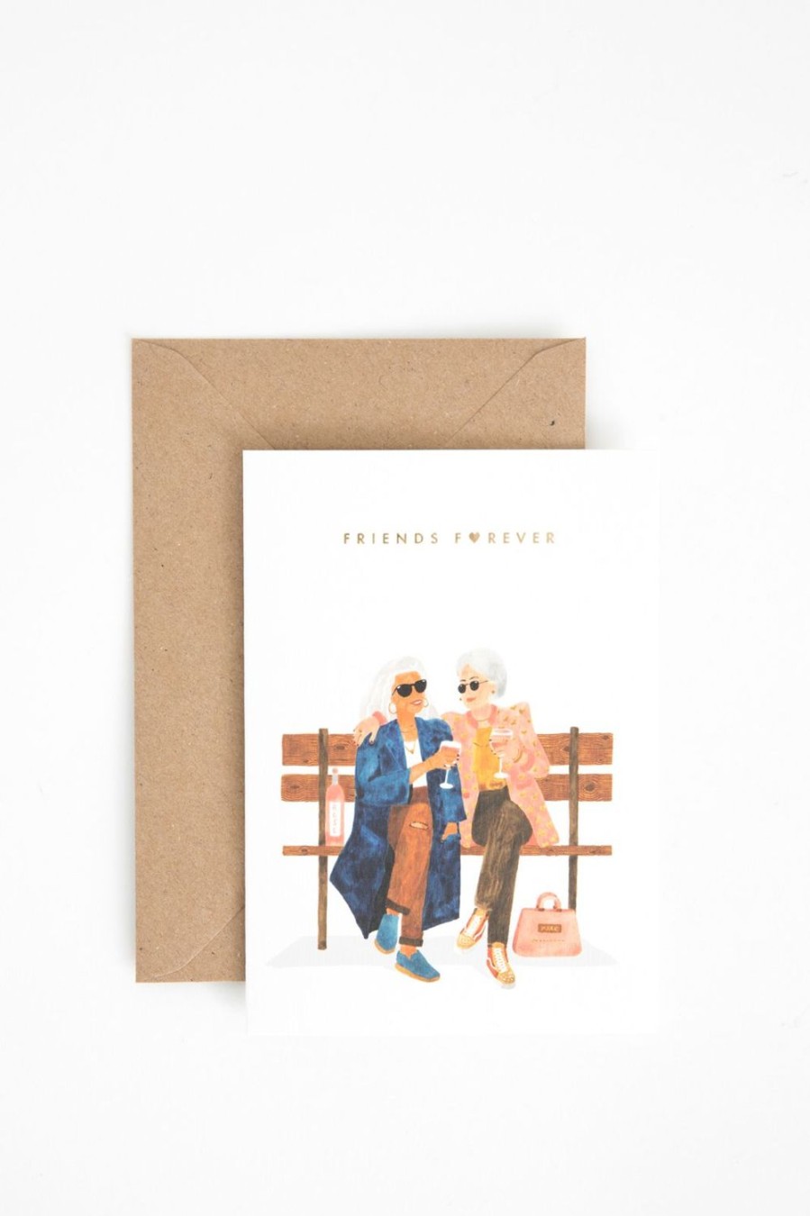 Claire Leina Company Stationery | Wenskaart Friends Forever