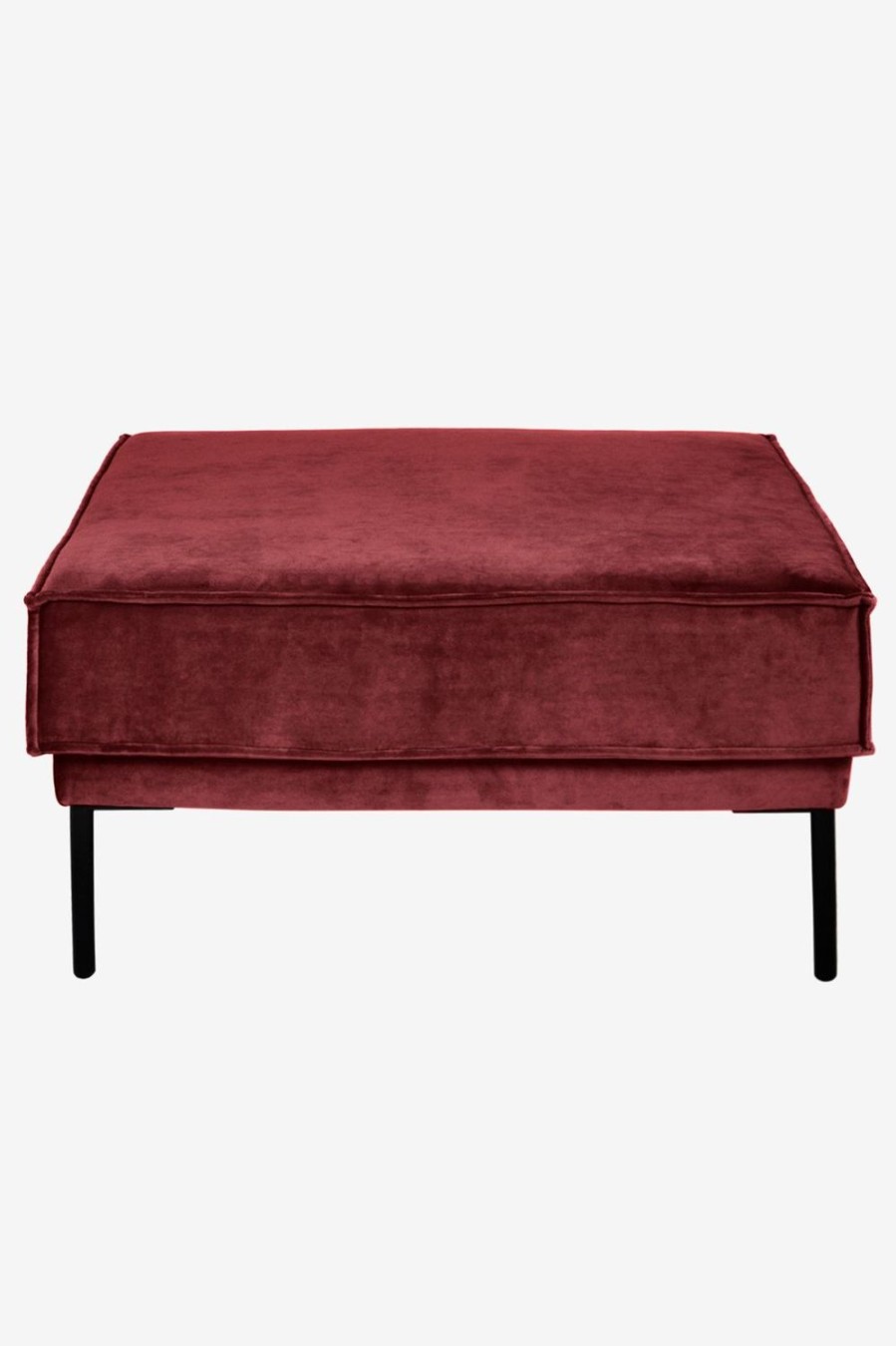 Sissy-Boy Hockers En Poefjes | The Duchess Velvet Hocker Wine Red