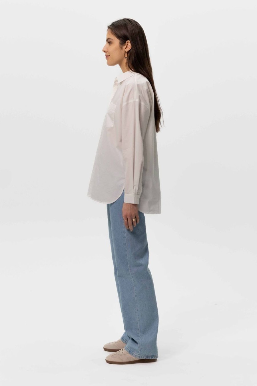 Sissy-Boy Blouses | Oversized Poplin Overhemd