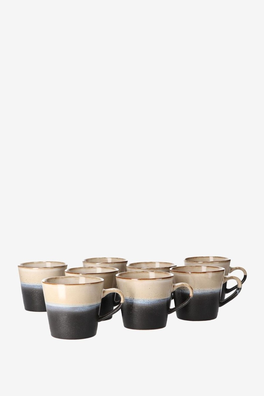 HK Living Servies | Hkliving 70S Ceramics Cappuccino Mokken Rock