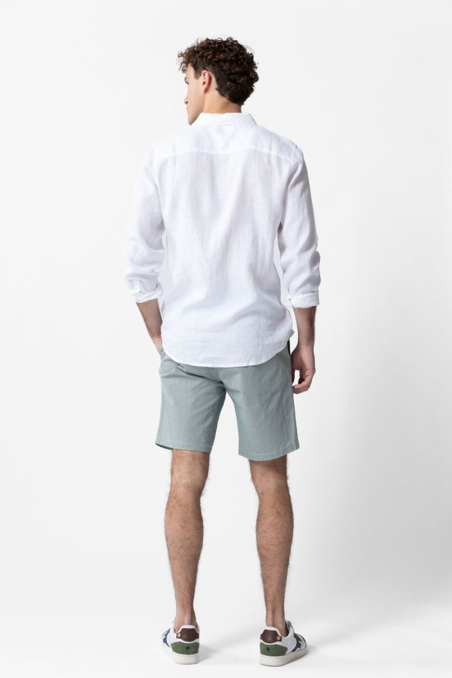 Sissy-Boy Broeken | E Katoenen Gestreepte Chino Shorts