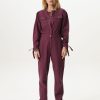 Sissy-Boy Broeken | Bordeauxrode Jumpsuit