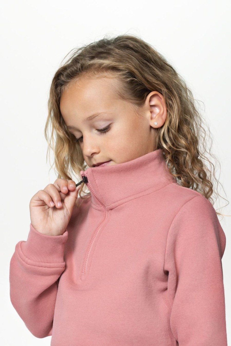 Sissy-Boy Jurken | Sweater Jurk Met Rits En Elastische Taille