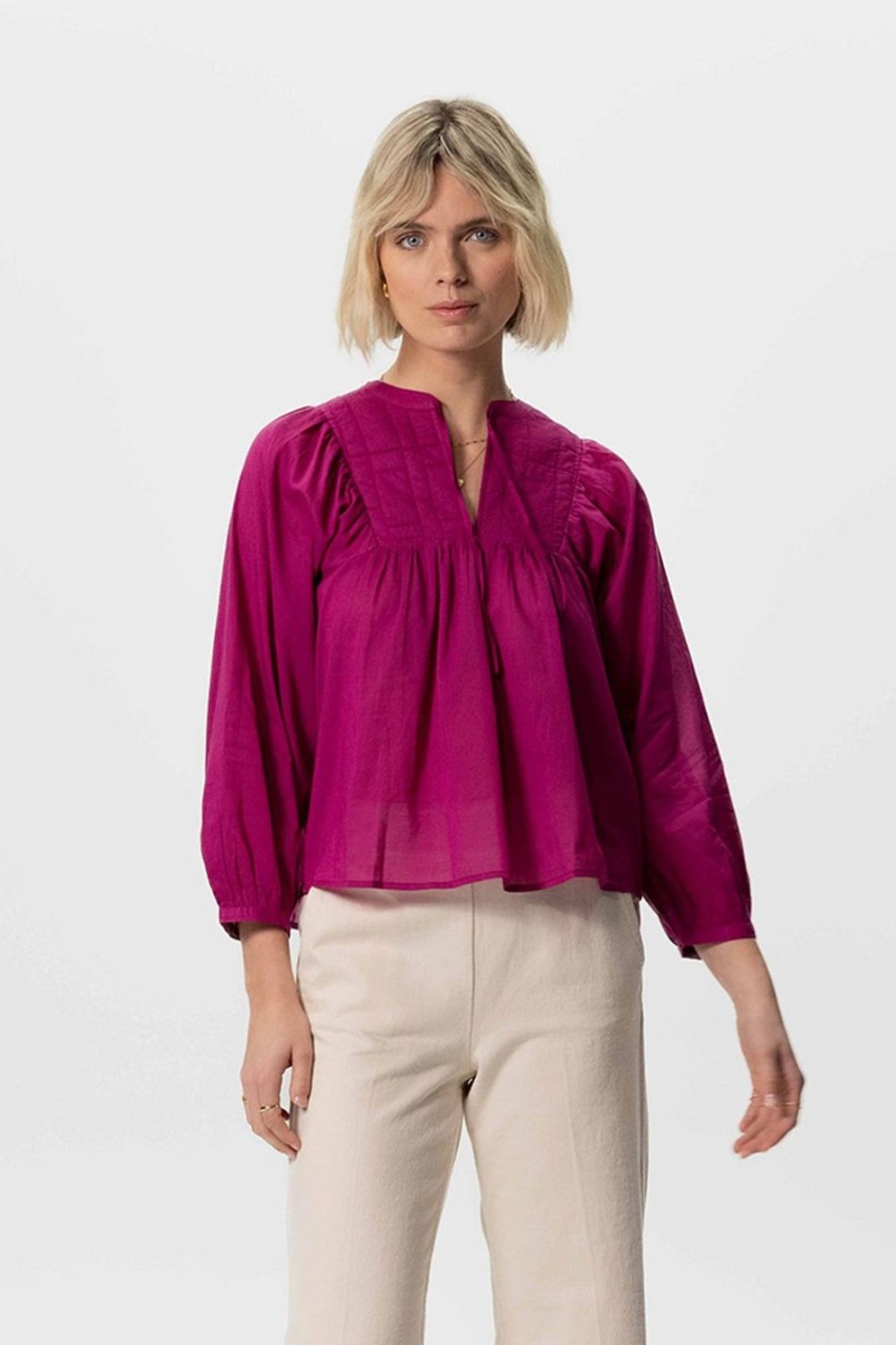 Sissy-Boy Blouses | E A-Lijn Blouse Met Padded Details