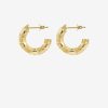 Anna Nina Sieraden | Anna+Nina Gold Plated Love City Hoop Oorbellen