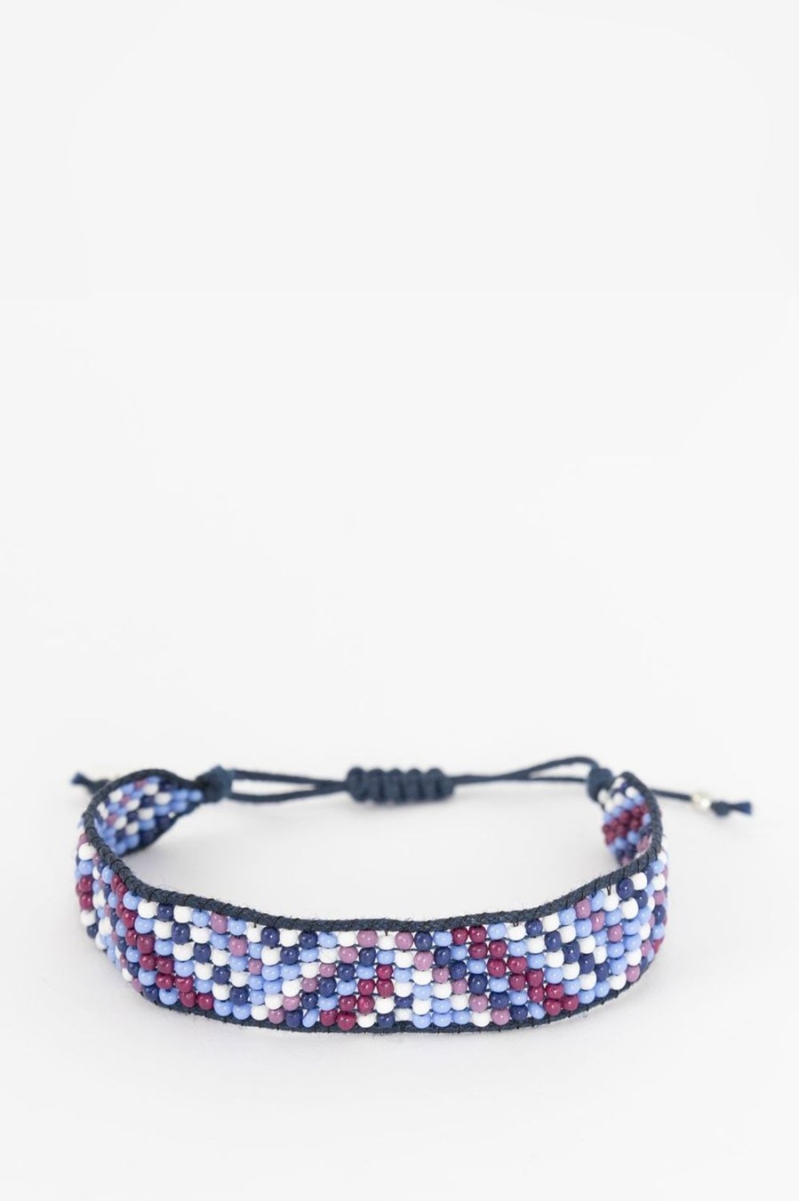 Sissy-Boy Sieraden | Multicolour Kralen Armband Met Zigzag Patroon