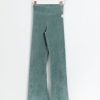 Sissy-Boy Accessoires | Groene Rib Flared Legging